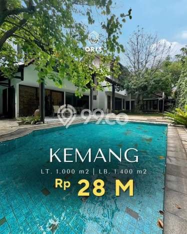 Rumah Elit LB 1400m2 Siap Pakai Desain Elegan di Kemang, Jakarta Selatan Rumah Elit LB 1400m2 Siap Pakai Desain Elegan di Kemang, Jakarta Selatan