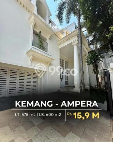 Ready to Use! Premium House LT 575m2 Desain Elegan di Kemang Ready to Use! Premium House LT 575m2 Desain Elegan di Kemang