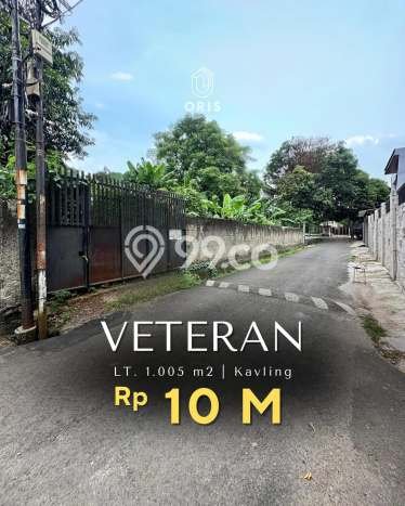 Dijual Tanah Lokasi Veteran, Jakarta Selatan Seluas 1005m2 Dijual Tanah Lokasi Veteran, Jakarta Selatan Seluas 1005m2