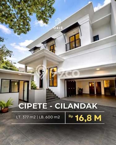 Rumah Mewah LB 600m2 Siap Huni Desain Elegan di Cipete, Jakarta Selatan Rumah Mewah LB 600m2 Siap Huni Desain Elegan di Cipete, Jakarta Selatan