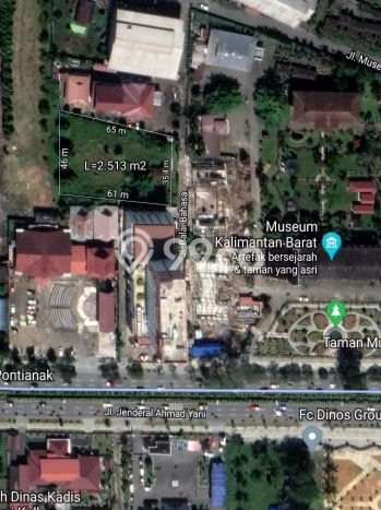 Lahan Strategis di Pontianak Kota Dijual dengan Luas 2513m2 Lahan Strategis di Pontianak Kota Dijual dengan Luas 2513m2