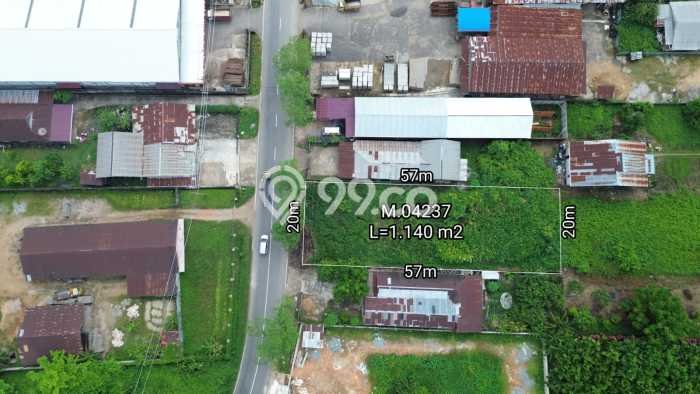 Lahan Kosong Dijual di Pontianak Kota, Pontianak, Luas 1140m2 Area Strategis Lahan Kosong Dijual di Pontianak Kota, Pontianak, Luas 1140m2 Area Strategis