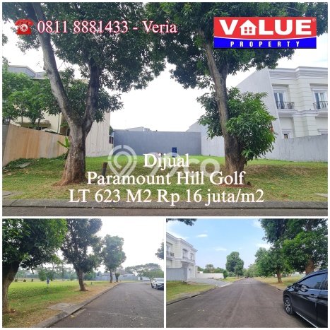 Kavling Tanah untuk Dijual di Gading Serpong, Tangerang, Luas 623m2 Kavling Tanah untuk Dijual di Gading Serpong, Tangerang, Luas 623m2