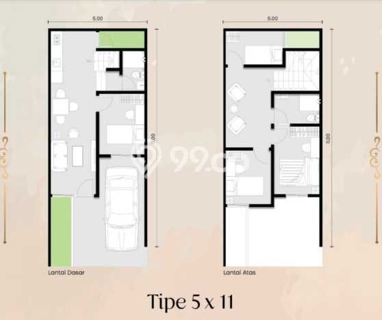Rumah Modern Minimalis 4 Kamar Siap Huni di Karang Tengah Rumah Modern Minimalis 4 Kamar Siap Huni di Karang Tengah