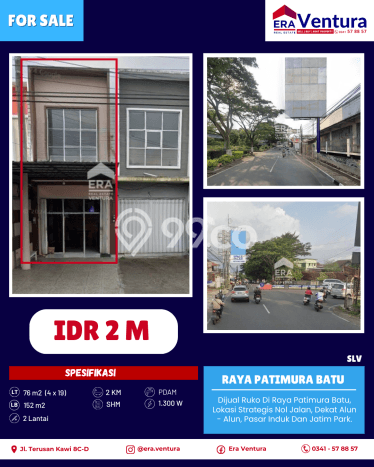 AREA PREMIUM! Ruko Kawasan Batu, Luas 152m2m², Pusat Komersial AREA PREMIUM! Ruko Kawasan Batu, Luas 152m2m², Pusat Komersial
