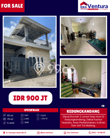 Rumah Modern Cantik 3 KT Bisa Langsung Pindah di Kedungkandang Rumah Modern Cantik 3 KT Bisa Langsung Pindah di Kedungkandang