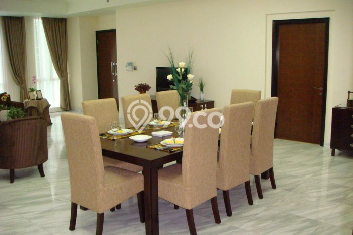 Hunian Apartemen Eksklusif untuk Dijual di Jakarta Selatan dengan 3 BR & 3 Kamar Mandi Hunian Apartemen Eksklusif untuk Dijual di Jakarta Selatan dengan 3 BR & 3 Kamar Mandi
