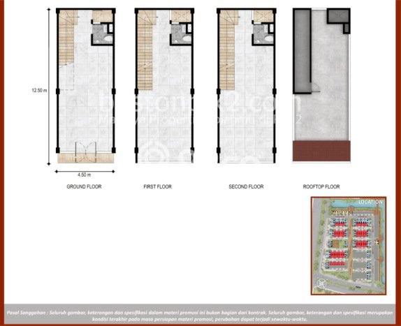 Unit Ruko Dijual di Jakarta Utara LT 56m2 & LB 197m2 Unit Ruko Dijual di Jakarta Utara LT 56m2 & LB 197m2