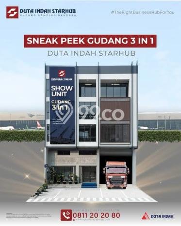 Untuk Dijual! Gudang di Bandara Jakarta Barat LT 294m2 / LB 508m2 Kawasan Strategis Untuk Dijual! Gudang di Bandara Jakarta Barat LT 294m2 / LB 508m2 Kawasan Strategis