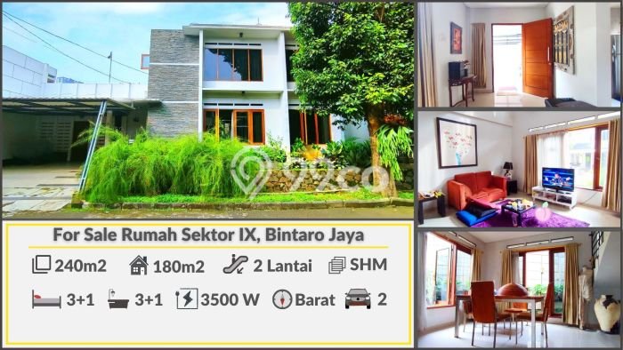 Jual Rumah Mewah Megah Dengan View Eksklusif di Bintaro, Tangerang Selatan Jual Rumah Mewah Megah Dengan View Eksklusif di Bintaro, Tangerang Selatan