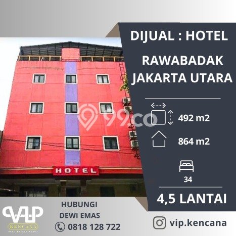 Hotel Premium di , Luas 862m2m², Kawasan Bisnis, Tingkat Keramaian Tinggi Hotel Premium di , Luas 862m2m², Kawasan Bisnis, Tingkat Keramaian Tinggi