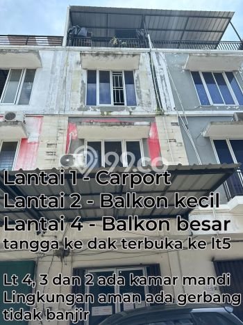 Ruko Dijual di Prime Area Jakarta Barat Luas 176m2 Ruko Dijual di Prime Area Jakarta Barat Luas 176m2
