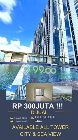 Untuk Dijual Apartemen 1 KT di Batam Luas 24m2 Untuk Dijual Apartemen 1 KT di Batam Luas 24m2