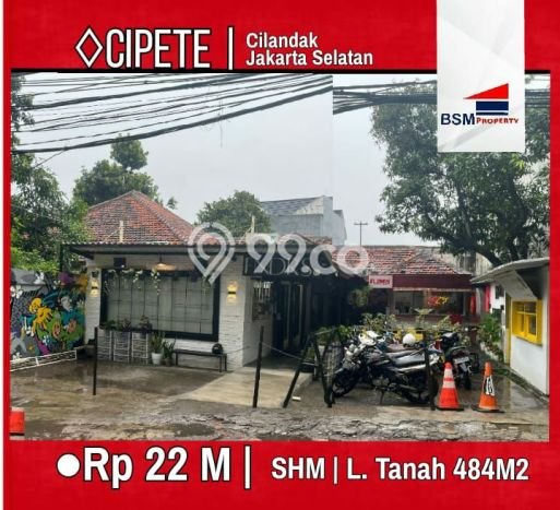 Tanah Dijual di Jakarta Selatan Seluas 484m2 Strategis Tanah Dijual di Jakarta Selatan Seluas 484m2 Strategis