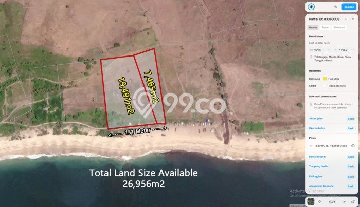 Lahan Investasi Lokasi Monta Bima SHM Lahan Investasi Lokasi Monta Bima SHM
