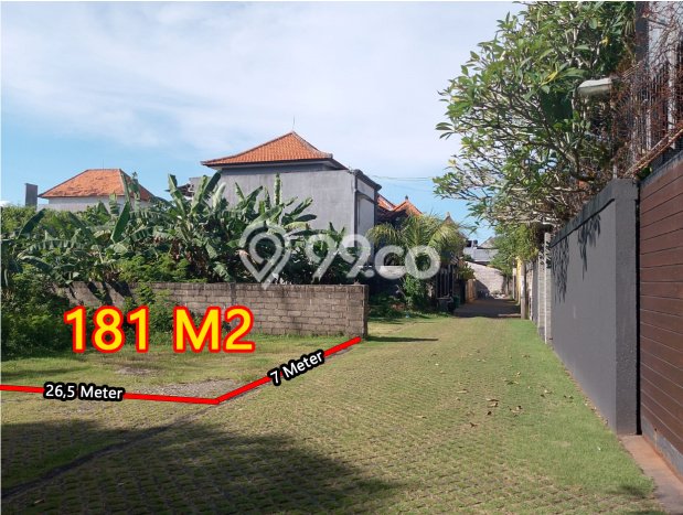 Tanah Dijual Area Strategis di Jimbaran Badung 181m2 Tanah Dijual Area Strategis di Jimbaran Badung 181m2