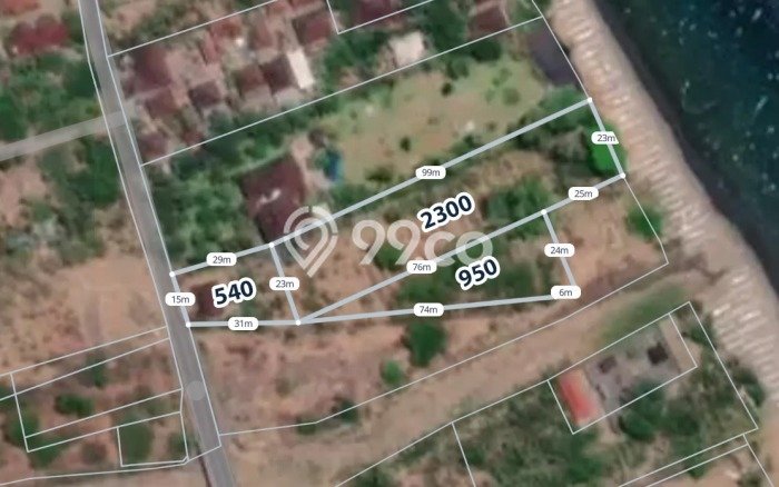 Lahan untuk Dijual di Amed Karangasem Luas 3790m2 Lahan untuk Dijual di Amed Karangasem Luas 3790m2