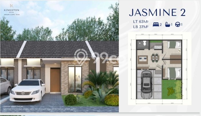 Rumah Sederhana Dijual Lokasi Menganti 2 Kamar dengan LT 63m2 Rumah Sederhana Dijual Lokasi Menganti 2 Kamar dengan LT 63m2