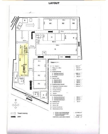 AREA PREMIUM! Pabrik Kawasan , Luas 12261m2m², Area Premium AREA PREMIUM! Pabrik Kawasan , Luas 12261m2m², Area Premium