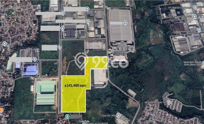 Dijual Tanah Lokasi Bekasi, Bekasi Seluas 141485m2 Dijual Tanah Lokasi Bekasi, Bekasi Seluas 141485m2