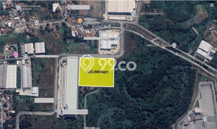 Tanah Dijual Lokasi Strategis di Bekasi dengan Luas 20880m2 Tanah Dijual Lokasi Strategis di Bekasi dengan Luas 20880m2
