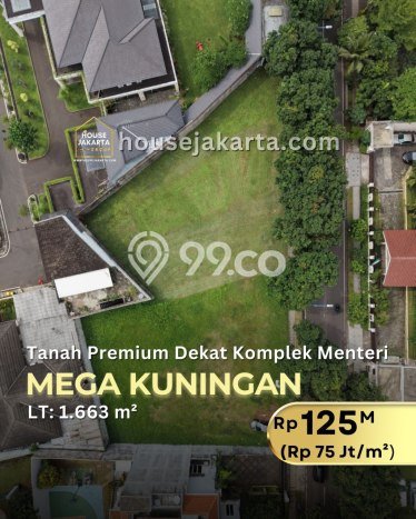 Tanah Dijual Lokasi Strategis di Jakarta Selatan dengan Luas 1663m2 Tanah Dijual Lokasi Strategis di Jakarta Selatan dengan Luas 1663m2