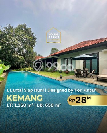 Rumah Mewah LB 650m2 Siap Pakai Desain Elegan di Kemang, Jakarta Selatan Rumah Mewah LB 650m2 Siap Pakai Desain Elegan di Kemang, Jakarta Selatan