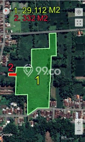 Tanah Komersial Dijual di Bululawang Malang 29444m2 Tanah Komersial Dijual di Bululawang Malang 29444m2