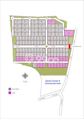Kavling Tanah untuk Dijual di Ungasan, Badung, Luas 300m2 Kavling Tanah untuk Dijual di Ungasan, Badung, Luas 300m2