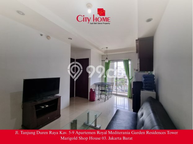 Apartemen Strategis 42m2 di Tanjung Duren Selatan Jakarta Barat 2 KT Apartemen Strategis 42m2 di Tanjung Duren Selatan Jakarta Barat 2 KT