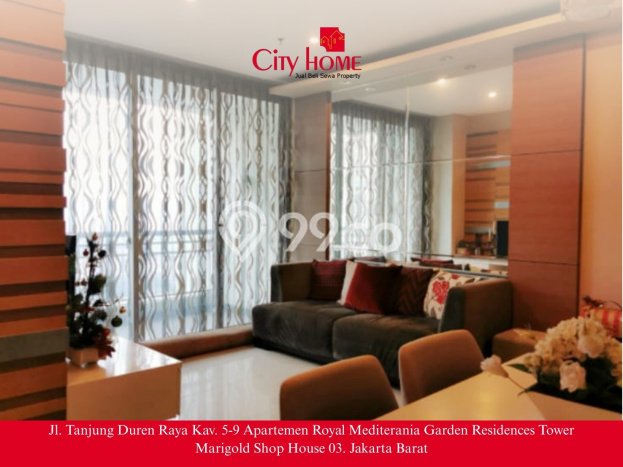 Hunian Apartemen High-Class untuk Dijual di Jakarta Barat dengan 2 BR & 1 Kamar Mandi Hunian Apartemen High-Class untuk Dijual di Jakarta Barat dengan 2 BR & 1 Kamar Mandi