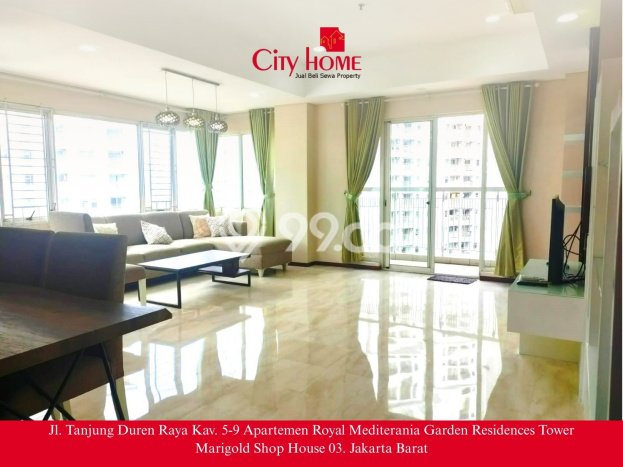 Apartemen Disewakan 3 Kamar Hemat Siap Huni di Jakarta Barat, Luas 110m2 Apartemen Disewakan 3 Kamar Hemat Siap Huni di Jakarta Barat, Luas 110m2