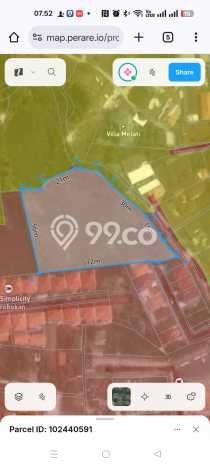 Dijual Tanah Lokasi Kerobokan Kelod, Badung Seluas 4550m2 Dijual Tanah Lokasi Kerobokan Kelod, Badung Seluas 4550m2