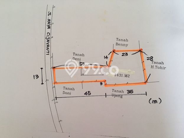 Dijual Tanah Kawasan Komersial di Babakan Madang, Luas 1431m2m², Cocok untuk Pengembangan Dijual Tanah Kawasan Komersial di Babakan Madang, Luas 1431m2m², Cocok untuk Pengembangan