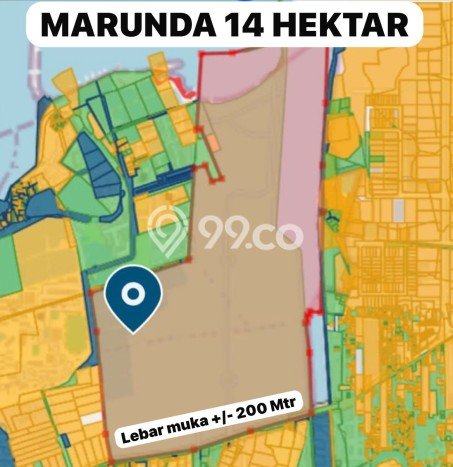 Kavling Tanah untuk Dijual di Marunda, Jakarta Utara, Luas 140000m2 Kavling Tanah untuk Dijual di Marunda, Jakarta Utara, Luas 140000m2