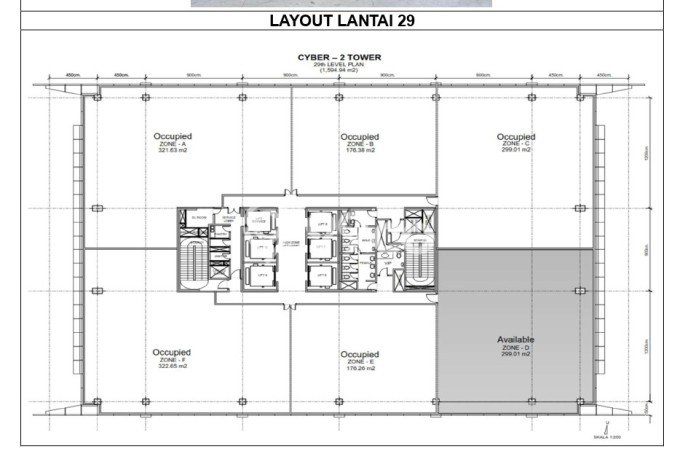 Unit Kantor Tersedia di Kuningan Spesifikasi LB 321m2 Unit Kantor Tersedia di Kuningan Spesifikasi LB 321m2