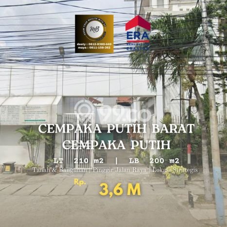 Dijual Rumah Premium dengan Fasilitas Sekitar Komplit di Cempaka Putih, Jakarta Pusat Dijual Rumah Premium dengan Fasilitas Sekitar Komplit di Cempaka Putih, Jakarta Pusat