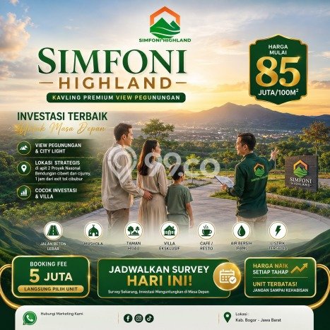 Lahan Dijual Lokasi Cariu, Bogor dengan Luas Tanah 100m2 dan Status SHM Lahan Dijual Lokasi Cariu, Bogor dengan Luas Tanah 100m2 dan Status SHM