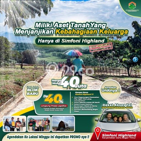 Lahan Dijual Lokasi Cariu, Bogor dengan Luas Tanah 100m2 dan Status SHM Lahan Dijual Lokasi Cariu, Bogor dengan Luas Tanah 100m2 dan Status SHM