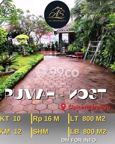 Untuk Dijual Kost 10 Kamar di Jakarta Timur untuk Investasi Anda Untuk Dijual Kost 10 Kamar di Jakarta Timur untuk Investasi Anda