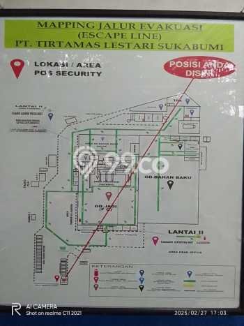 Unit Pabrik Dijual di Cicurug Sukabumi Luas Tanah 11000m2, Luas Bangunan 2500m2 Unit Pabrik Dijual di Cicurug Sukabumi Luas Tanah 11000m2, Luas Bangunan 2500m2