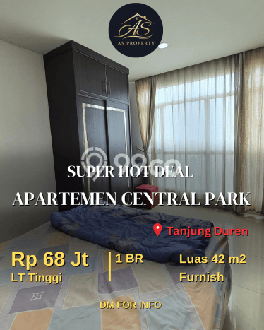 Apartemen Terjangkau Dijual di Jakarta Barat 1 KT & 1 KM Apartemen Terjangkau Dijual di Jakarta Barat 1 KT & 1 KM
