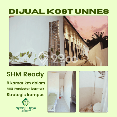Unit Kost Dijual di Semarang Spesifikasi 9 Kamar Tidur dan Kawasan Strategis Unit Kost Dijual di Semarang Spesifikasi 9 Kamar Tidur dan Kawasan Strategis