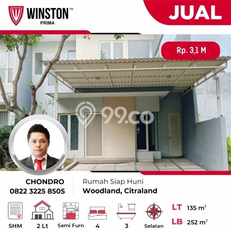 Rumah Elit Modern Siap Huni di Citraland Surabaya Rumah Elit Modern Siap Huni di Citraland Surabaya