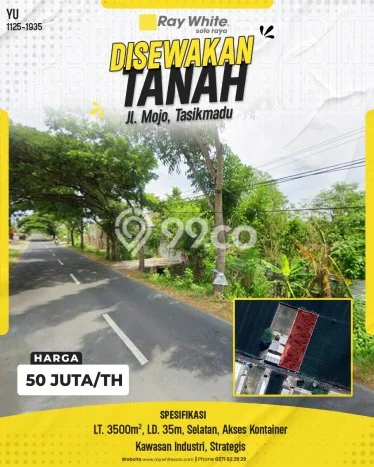 Tanah untuk Disewakan di Tasikmadu Karanganyar - Tanah untuk Disewakan di Tasikmadu Karanganyar -