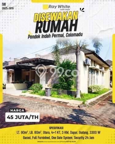HUNIAN PREMIUM! Rumah di Colomadu, 3 KM, Kawasan Prospektif, LT 90m² LB 80m² HUNIAN PREMIUM! Rumah di Colomadu, 3 KM, Kawasan Prospektif, LT 90m² LB 80m²