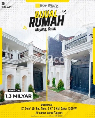 Dijual Cepat Rumah Favorit Siap Huni LB 94m2 di Gatak, Sukoharjo Dijual Cepat Rumah Favorit Siap Huni LB 94m2 di Gatak, Sukoharjo