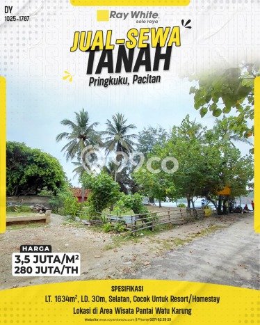 Tanah di Pringkuku, Pacitan Luas 1990m2 Dijual Segera Tanah di Pringkuku, Pacitan Luas 1990m2 Dijual Segera
