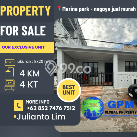 Jual Rumah Harga Miring Batam Kota Punya 4 KT & LT 160m2 Jual Rumah Harga Miring Batam Kota Punya 4 KT & LT 160m2