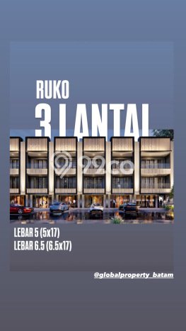 Rumah Modern Minimalis 3 KT Siap Huni di Batam Centre Rumah Modern Minimalis 3 KT Siap Huni di Batam Centre